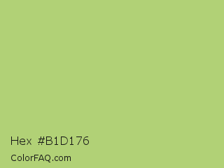 Hex #b1d176 Color Image