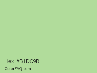 Hex #b1dc9b Color Image