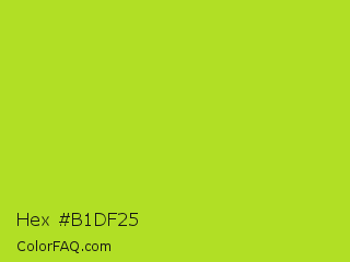 Hex #b1df25 Color Image