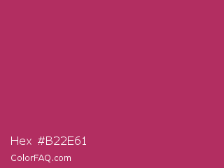 Hex #b22e61 Color Image
