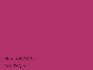 Hex #b23267 Color Image