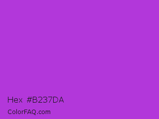 Hex #b237da Color Image