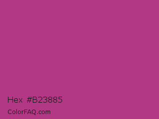 Hex #b23885 Color Image