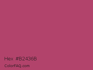 Hex #b2436b Color Image