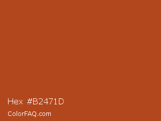 Hex #b2471d Color Image