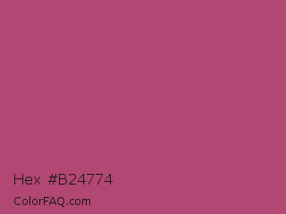 Hex #b24774 Color Image