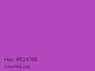 Hex #b247be Color Image