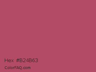 Hex #b24b63 Color Image
