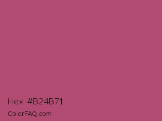 Hex #b24b71 Color Image