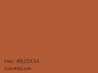 Hex #b25a34 Color Image