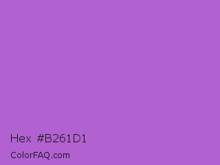 Hex #b261d1 Color Image