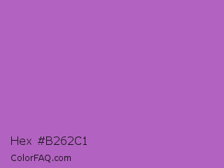 Hex #b262c1 Color Image