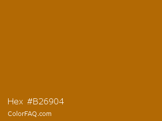 Hex #b26904 Color Image