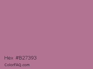 Hex #b27393 Color Image
