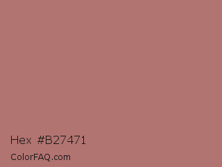 Hex #b27471 Color Image