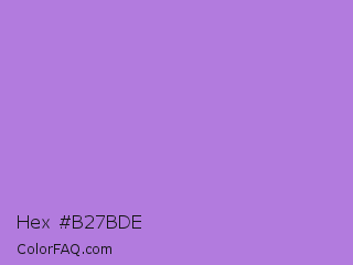 Hex #b27bde Color Image