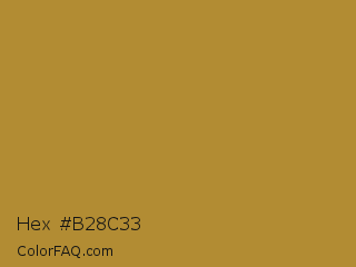 Hex #b28c33 Color Image