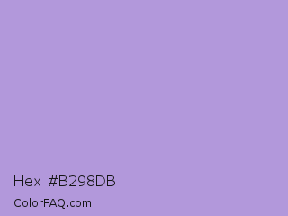 Hex #b298db Color Image