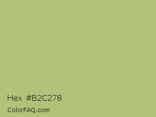 Hex #b2c278 Color Image