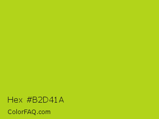 Hex #b2d41a Color Image