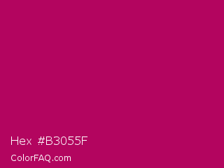 Hex #b3055f Color Image