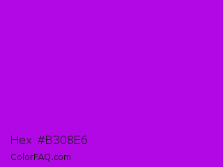 Hex #b308e6 Color Image