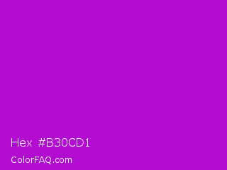 Hex #b30cd1 Color Image