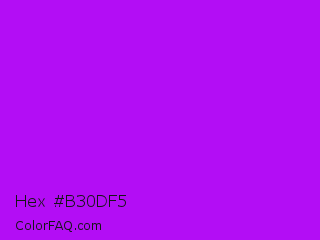Hex #b30df5 Color Image