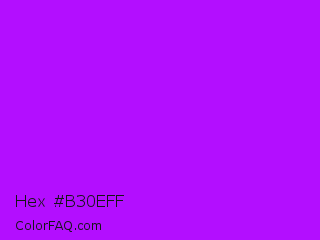 Hex #b30eff Color Image