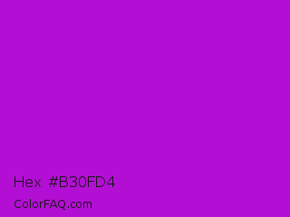 Hex #b30fd4 Color Image