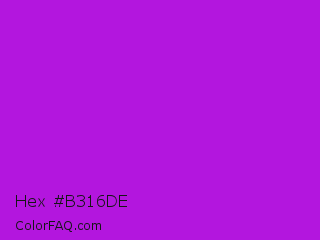 Hex #b316de Color Image