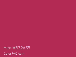 Hex #b32a55 Color Image