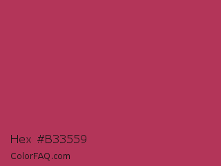 Hex #b33559 Color Image