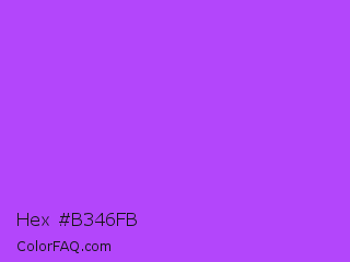 Hex #b346fb Color Image