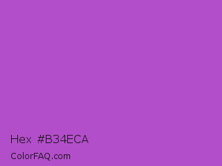 Hex #b34eca Color Image
