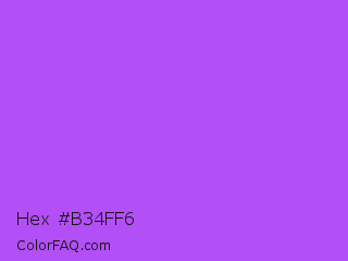 Hex #b34ff6 Color Image