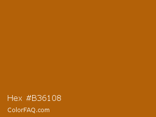 Hex #b36108 Color Image