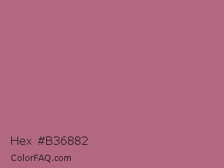Hex #b36882 Color Image