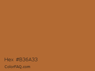 Hex #b36a33 Color Image