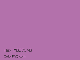 Hex #b371ab Color Image