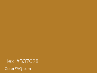 Hex #b37c28 Color Image