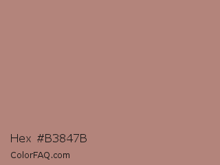Hex #b3847b Color Image