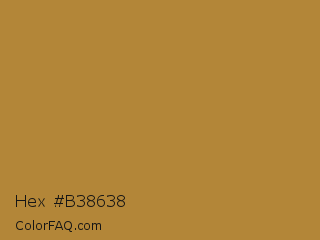 Hex #b38638 Color Image