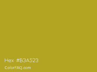 Hex #b3a523 Color Image