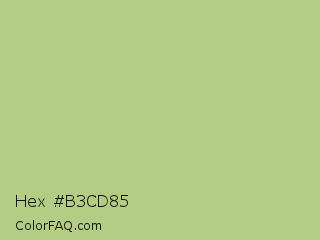 Hex #b3cd85 Color Image