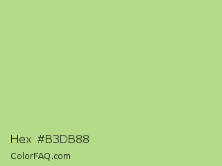 Hex #b3db88 Color Image