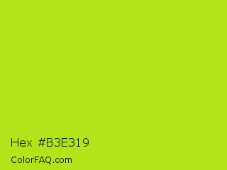 Hex #b3e319 Color Image