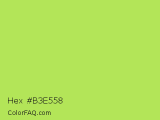 Hex #b3e558 Color Image