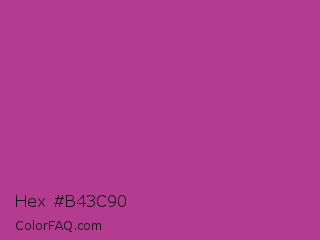 Hex #b43c90 Color Image