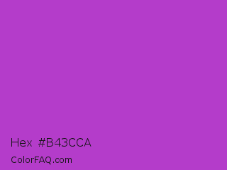 Hex #b43cca Color Image